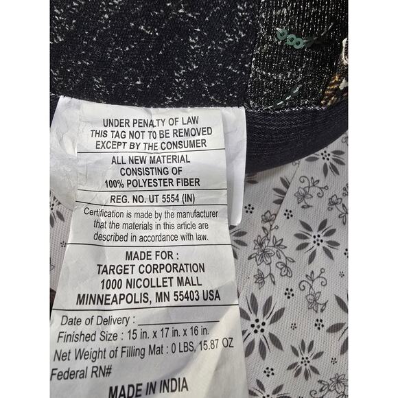 NWT John Derian for Target Beaded Turkey Decorative Pillow - Picture 10 of 13